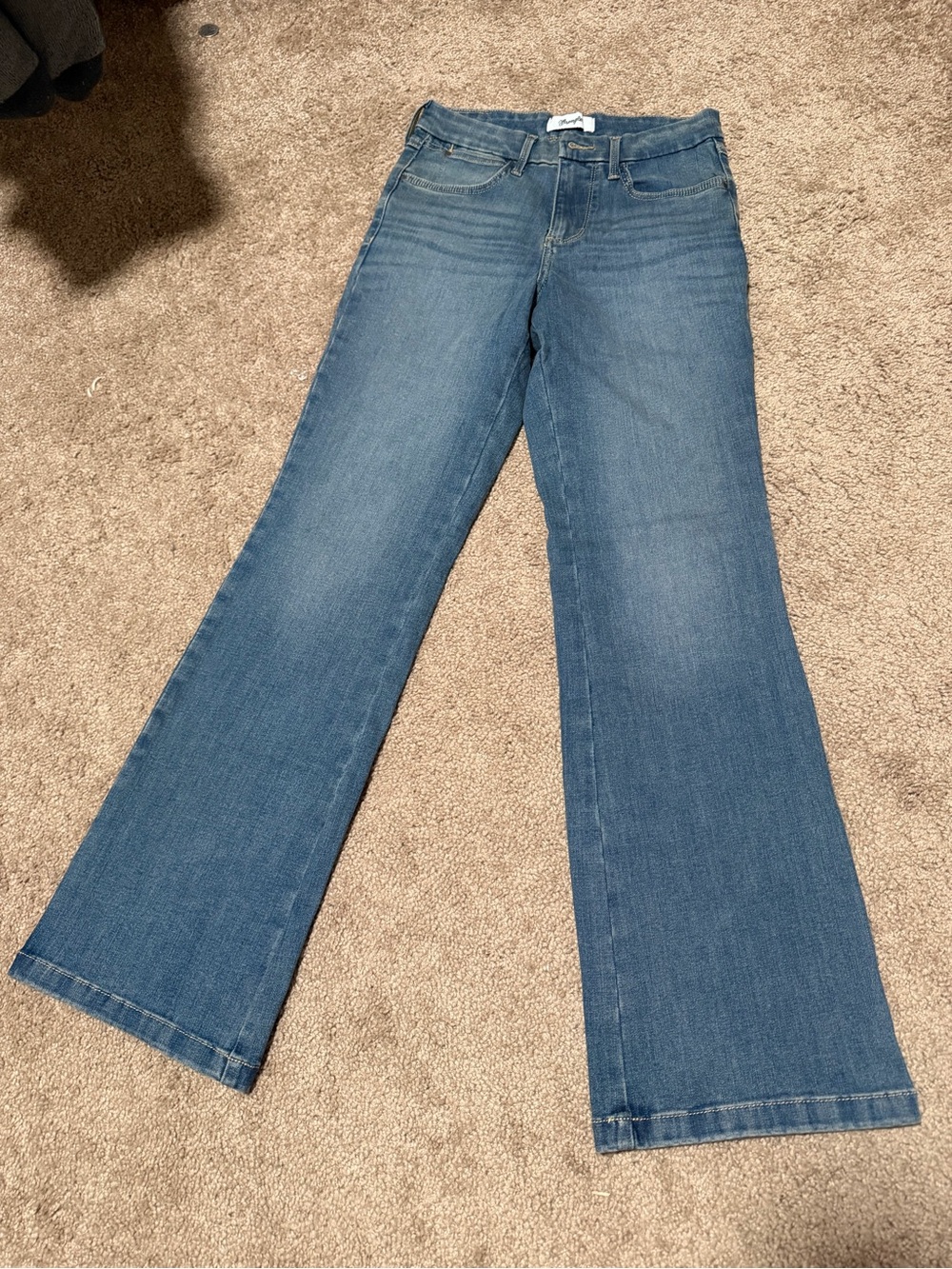 Wrangler Bespoke Bootcut Blue Jeans